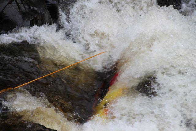 Pinned Kayak