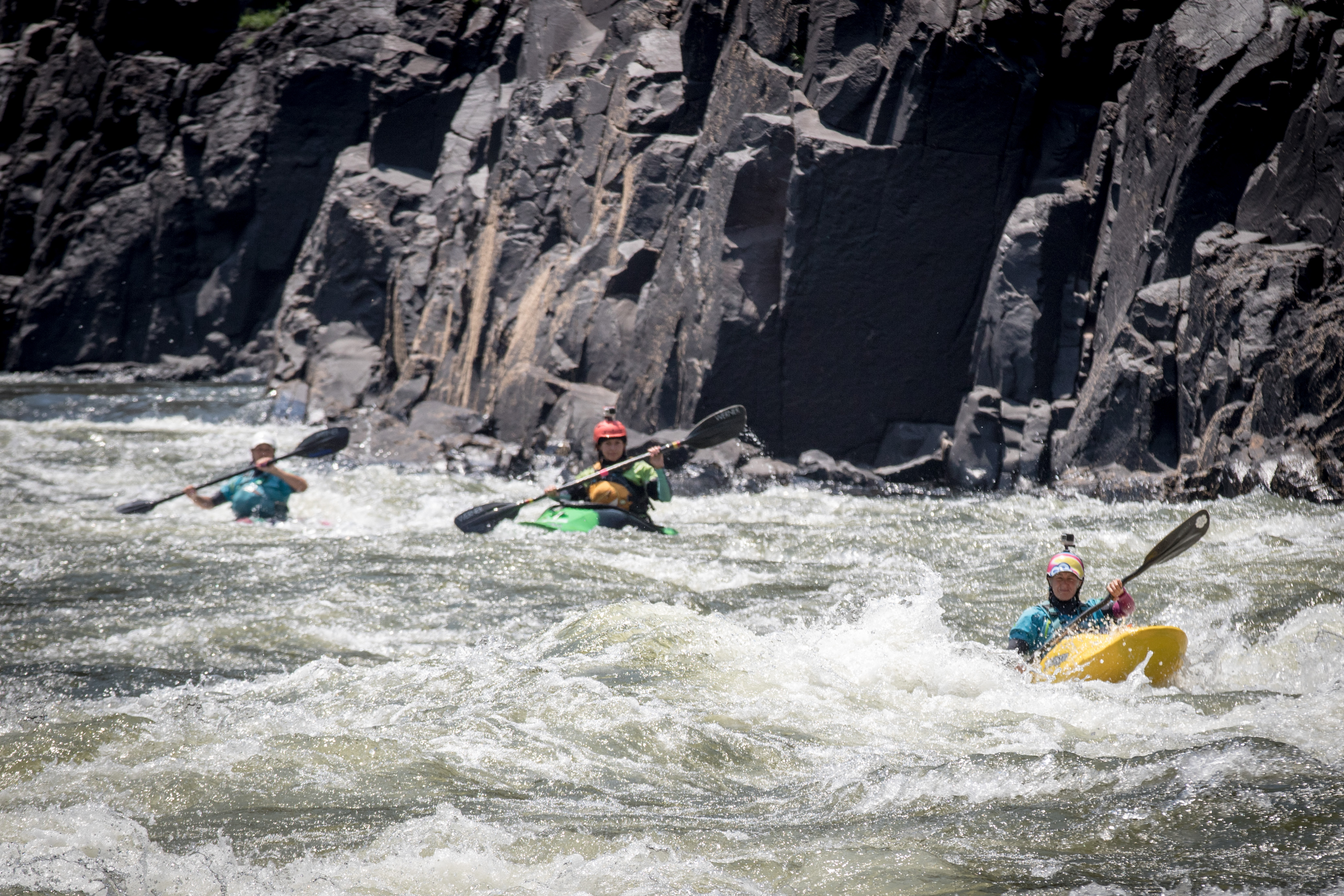 kayaking on the zambezi